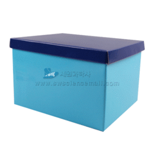 속이 보이지 않는 상자 만들기(코팅부 3개입)/ 두꺼운상자/ 파란색무게상자