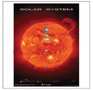 태양계 포스터(30억분의 1) KSIC-9011