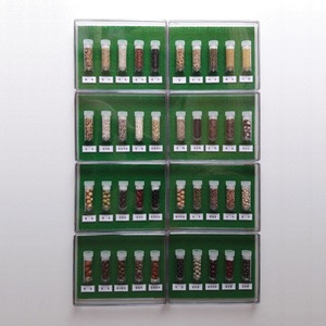 곡물씨앗표본 40종(아크릴)(160x120x25mm),8개1조 KSIC-6548